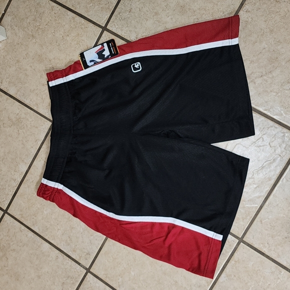 And1 Shorts And Basketball Shorts Black Red Brand New Poshmark